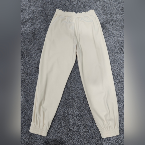 Zara Cream Color Joggers Size S - Picture 2 of 3